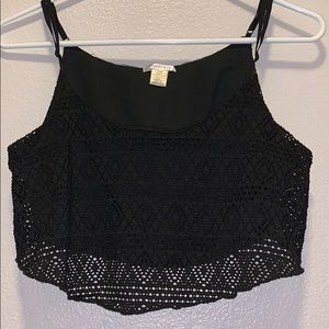 Cute Lacey Super Crop Top